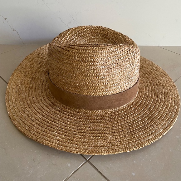 Gigi Pip Isla Straw Fedora Summer Beach Lounge Vacation Hat One Size main image 6